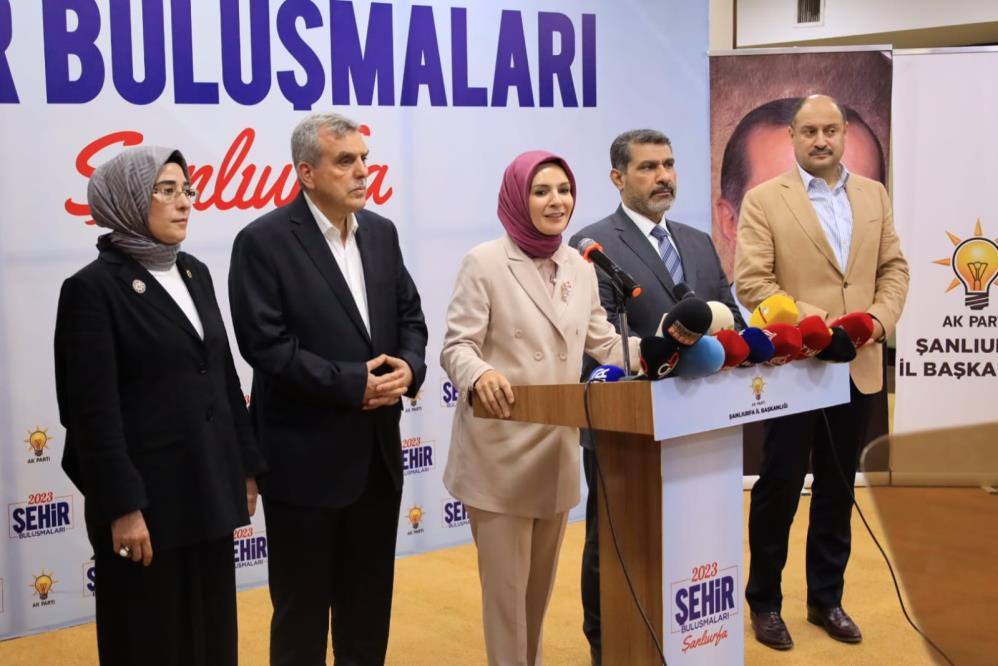 Aile ve Sosyal Hizmetler Bakanı Mahinur Özdemir Göktaş, Şanlıurfa temaslarının