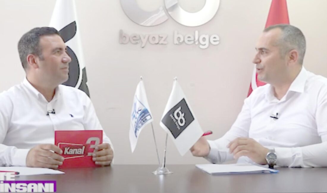 Kanal3’te Ahmet Kızık’ın sunduğu İş’te İş İnsanı programına konuk olan