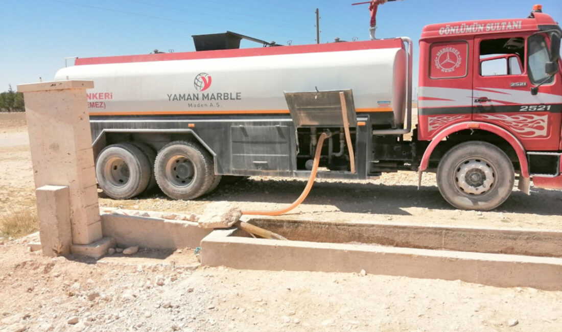 Afyonkarahisarlı iş insanı Hüseyin Yaman, su sıkıntısının yaşandığı Karaman’ın Taşkale