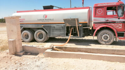 Afyonkarahisarlı iş insanı Hüseyin Yaman, su sıkıntısının yaşandığı Karaman’ın Taşkale