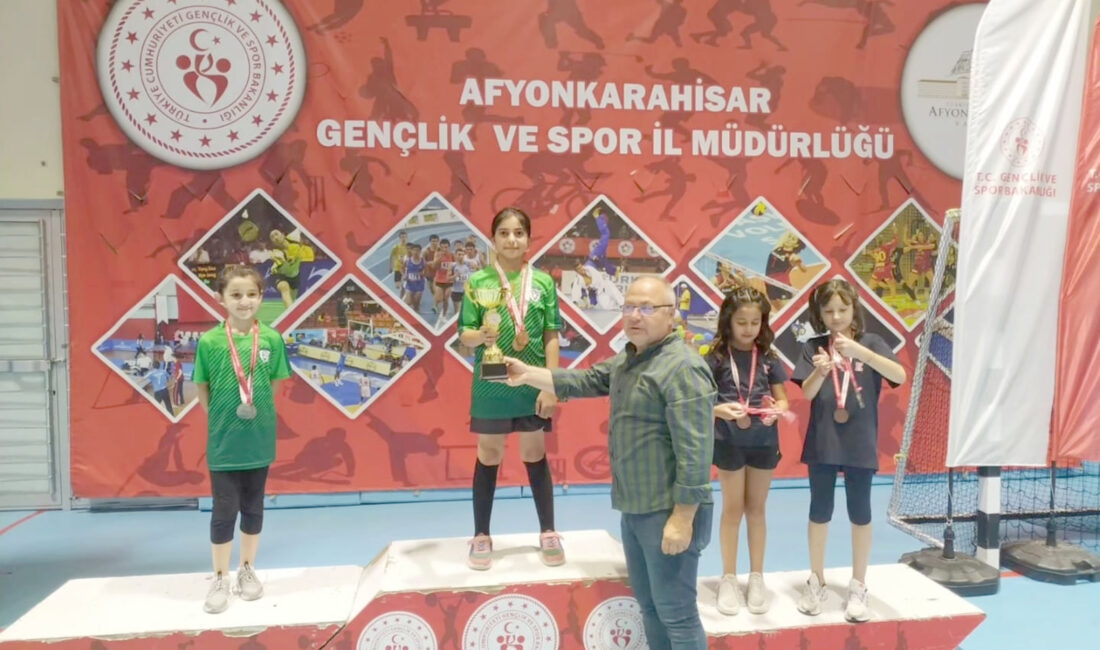 Afyonkarahisar’da gerçekleşen Minikler Takım ve Ferdi İl Birinciliği Masa Tenisi