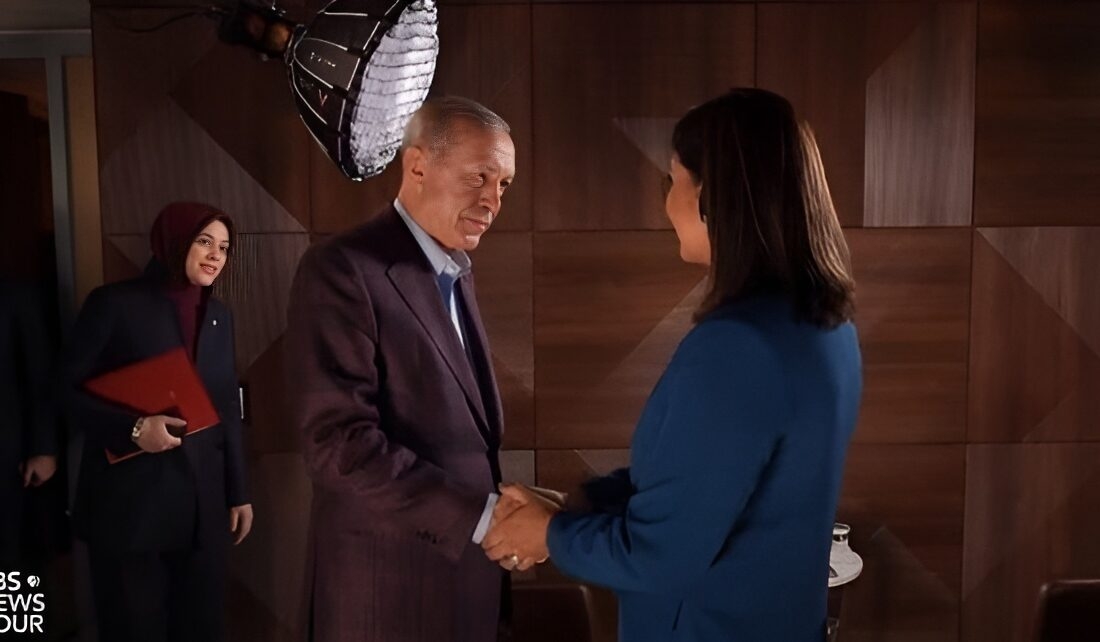Cumhurbaşkanı Erdoğan ABD’li PBS kanalına röportaj verdi. Cumhurbaşkanı Recep Tayyip Erdoğan ABD’li PBS kanalına röportaj verdi. Erdoğan