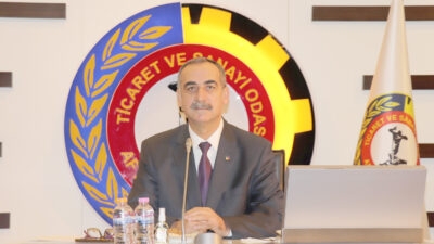 ATSO Meclisi’nin Eylül ayı toplantısında konuşan ATSO Meclis Başkanı Mustafa