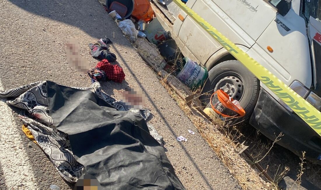 Şanlıurfa’da Suruç ve Akçakale ilçelerini birbirine bağlayan yolda tarım işçilerini