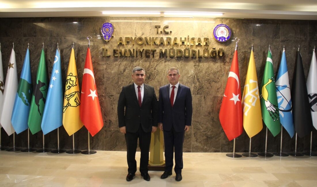 Afyonkarahisar’da yaklaşık 1 ay önce göreve başlayan İl Emniyet Müdürü