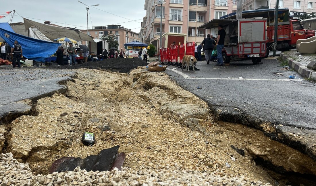 İstanbul’da başlayan sağanak yağış hayatı olumsuz etkiliyor. Kuvvetli yağışla Başakşehir,