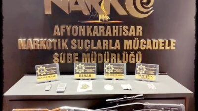   Afyonkarahisar Emniyet Müdürlüğü’ne bağlı Narkotik Suçlarla Mücadele Şube Müdürlüğü