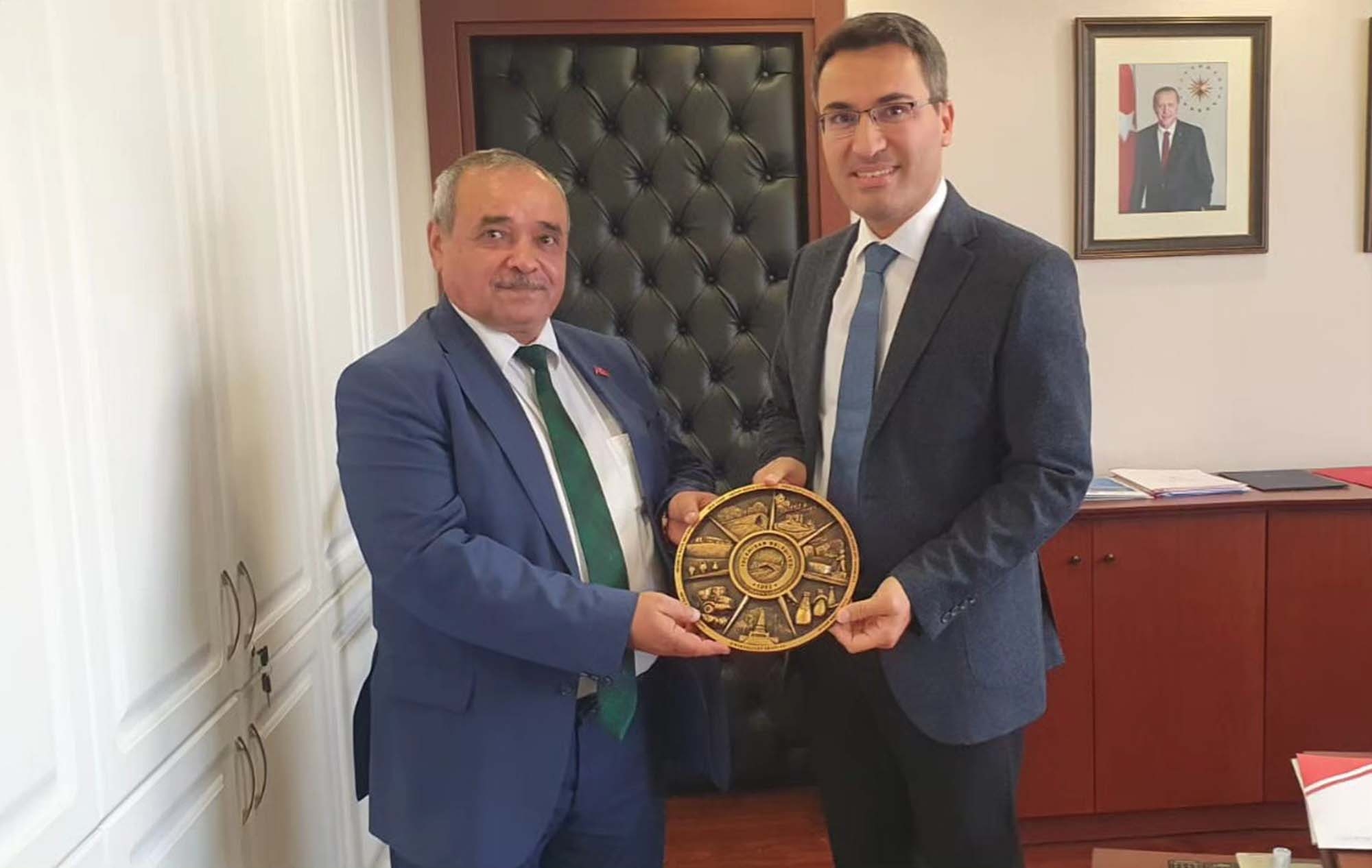 İscehisar Belediye Başkanı Ahmet Şahin,  Enerji Piyasası Düzenleme Kurumu Başkan