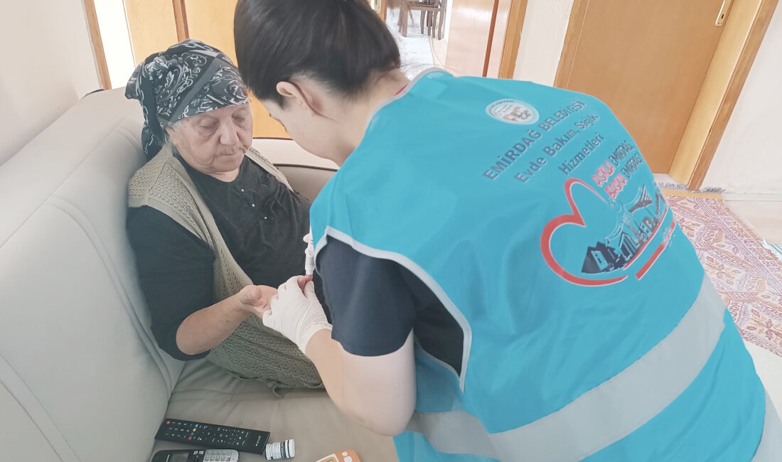   Emirdağ Belediyesi’nin yaşlı, engelli ve hastalara yönelik çalışması olan