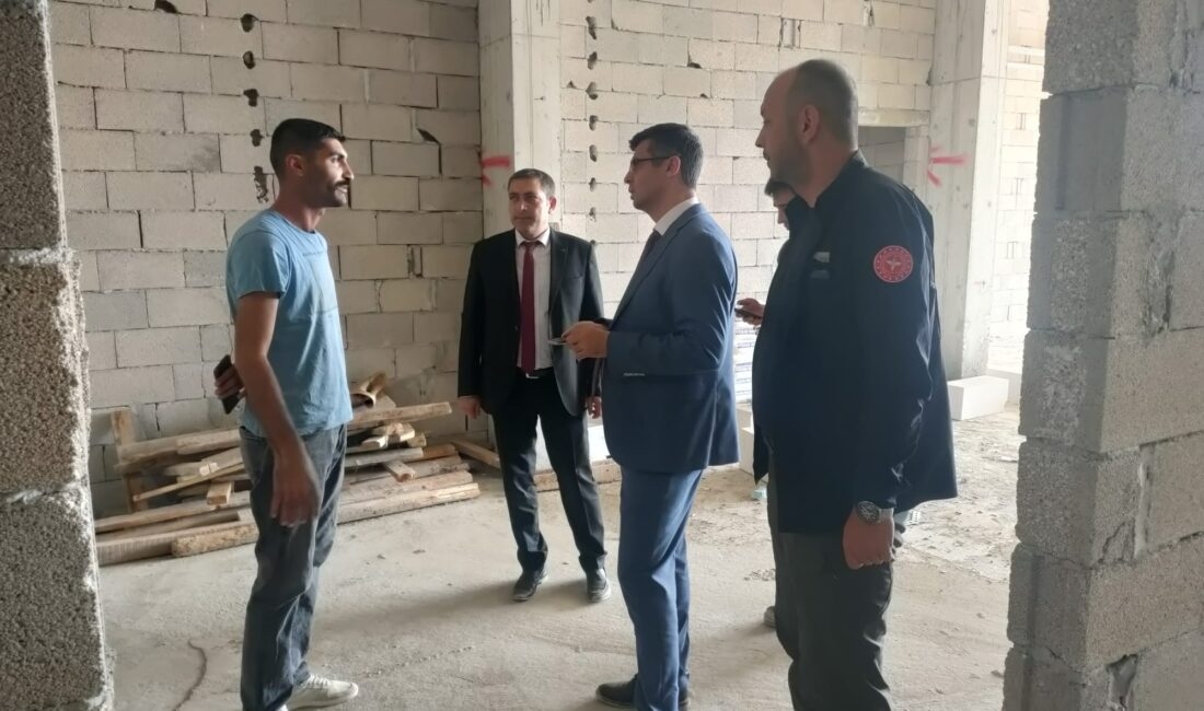 İl Sağlık Müdürü Uzm. Dr. Serhat Korkmaz, Emirdağ ilçesinde yapımı