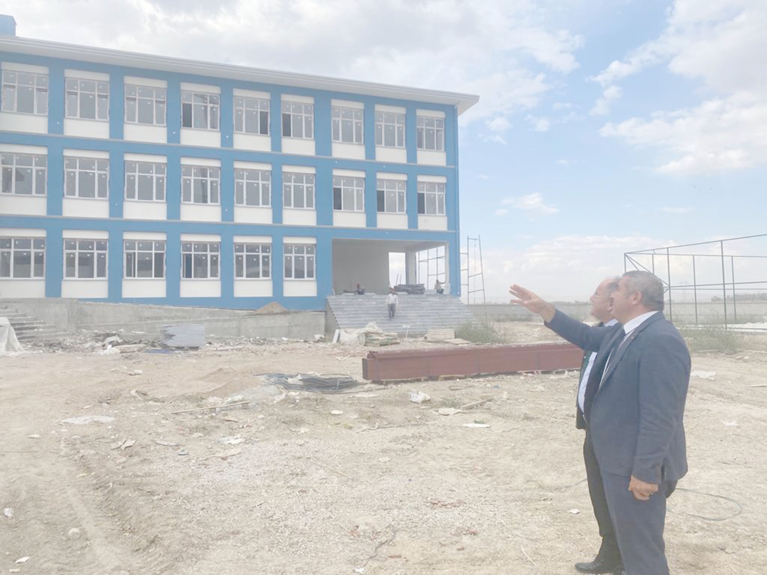 Afyonkarahisar’a 16 derslikli Spor Lisesi’nin yapımında sona yaklaşıldı. İl Milli