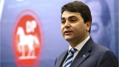 Dinar ilçesinde yapılan Ahilik Haftası kutlamasına katılan Demokrat Parti Genel