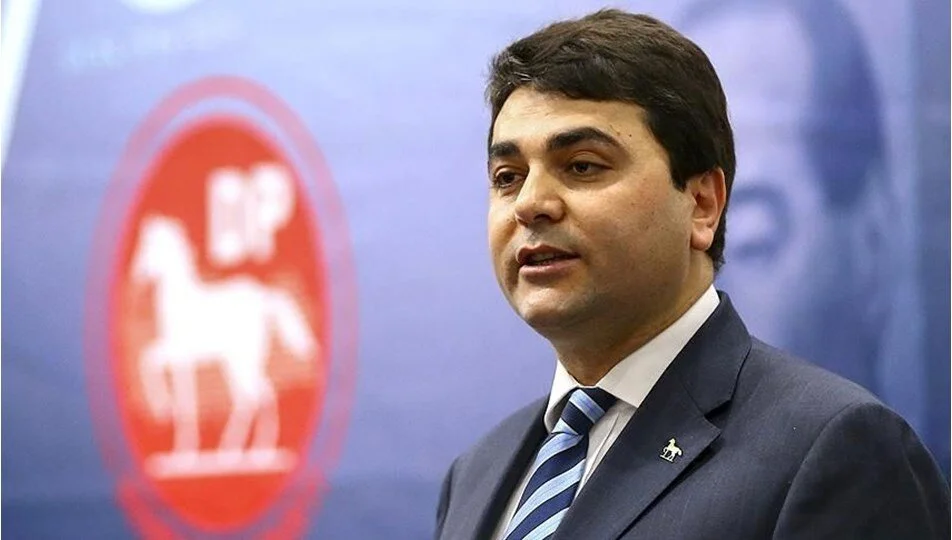 Dinar ilçesinde yapılan Ahilik Haftası kutlamasına katılan Demokrat Parti Genel