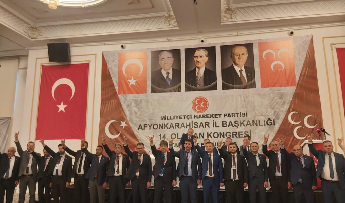 İl Başkanlığı’nın 14’üncü Olağan Kongresi’nde, MHP Afyonkarahisar yeni yönetimi belirlendi.