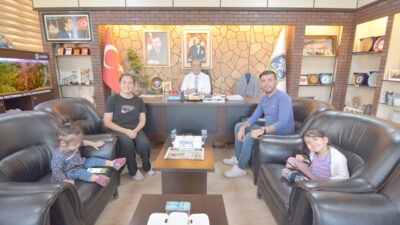 SMA Tip 2 hastası Azra bebek ve ailesi Sandıklı Belediye