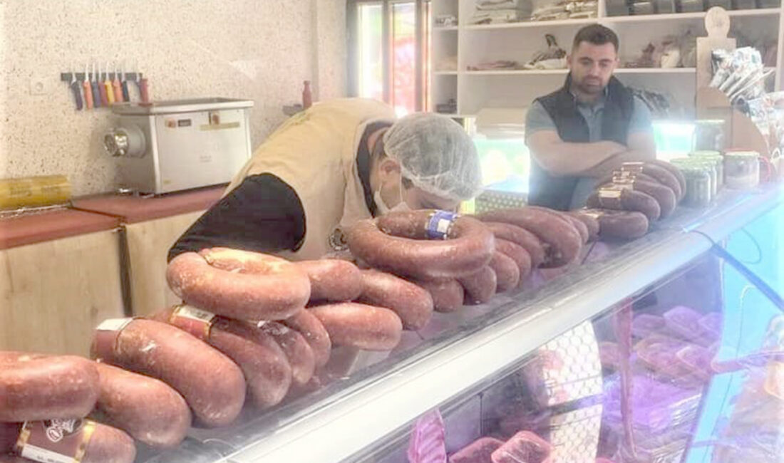 Afyonkarahisar’da Tarım ve Orman İl Müdürlüğü ekiplerince kasap, şarküteri, bakkal,