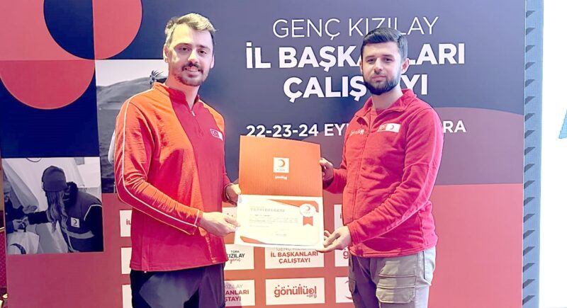 Genç Kızılay Genel Merkezi tarafından Genç Kızılay Afyonkarahisar İl Başkanlığı’na