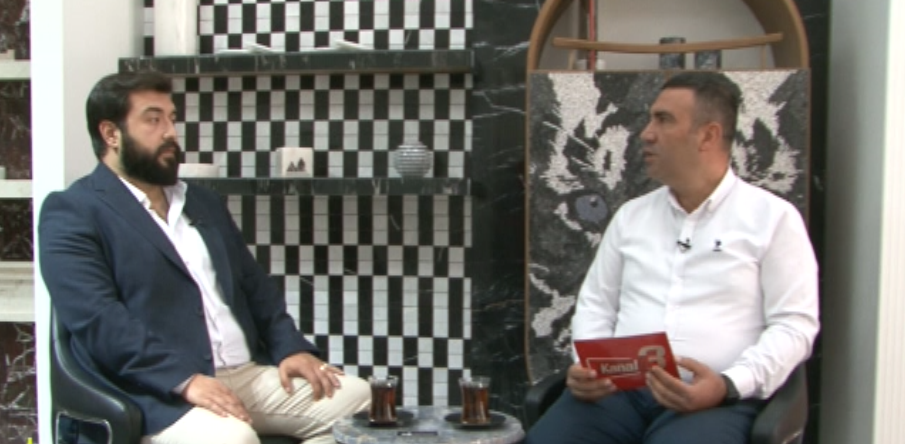 Marmosium firması sahibi Mehmet Doğan, Kanal 3’te Ahmet Kızık’ın sunduğu