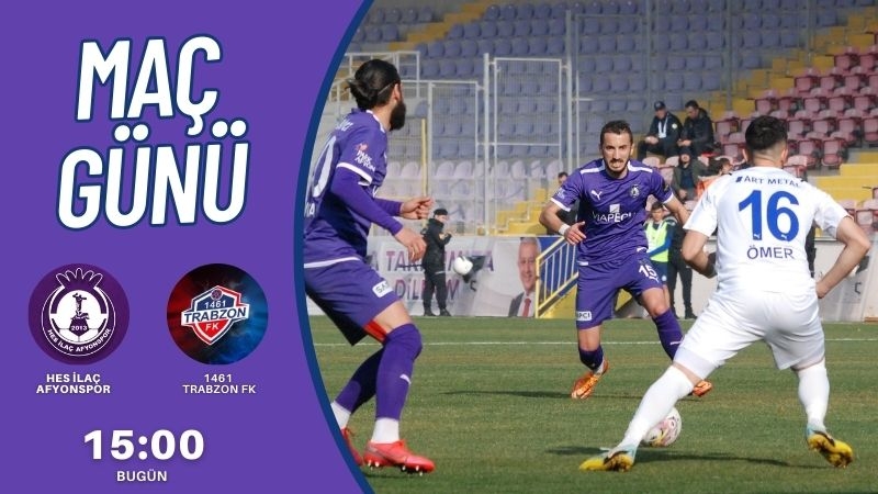 Afyonspor bugün Trabzon deplasmanında TFF 2.Lig Beyaz Grup’ta 5.haftanın sekiz