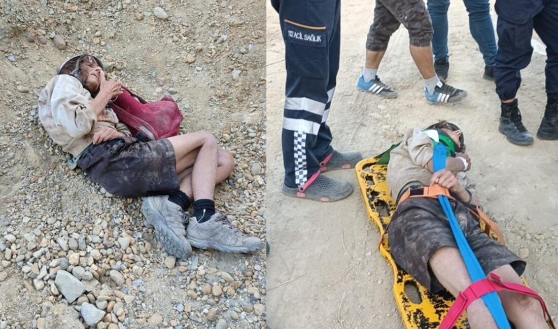 Tekirdağ Çorlu’da domuz avına çıkan avcıların fark ettiği, maden sahasında