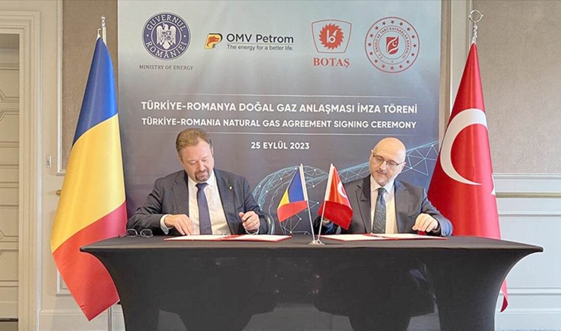 Türkiye’den Romanya’ya günlük 4 milyon metreküpe kadar doğal gaz ihracatı
