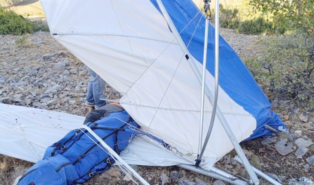 Eskişehir’de YelkenkanatTekamül Eğitimi için havalanan iki yelkenkanadın çarpıştığı kazada pilot