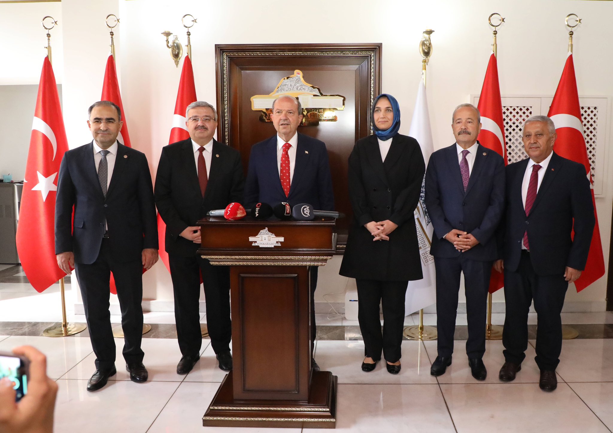 Vali Doç. Dr. Kübra Güran Yiğitbaşı’nı ziyaret eden KKTC Cumhurbaşkanı