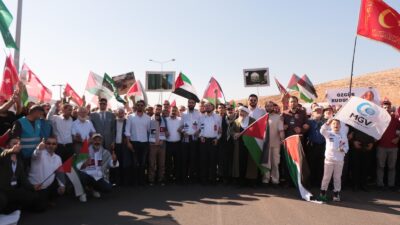 Anadolu Gençlik Derneği (AGD) öncülüğünde, Hatay’da bulunan Cilvegözü Sınır Kapısı’nda