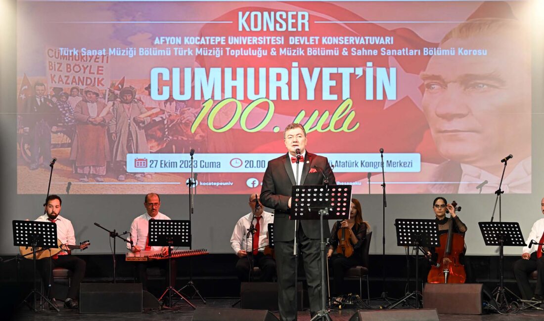 Cumhuriyetimizin 100. yılı kapsamında Afyon Kocatepe Üniversitesi (AKÜ) Devlet Konservatuvarı