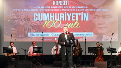 Cumhuriyetimizin 100. yılı kapsamında Afyon Kocatepe Üniversitesi (AKÜ) Devlet Konservatuvarı