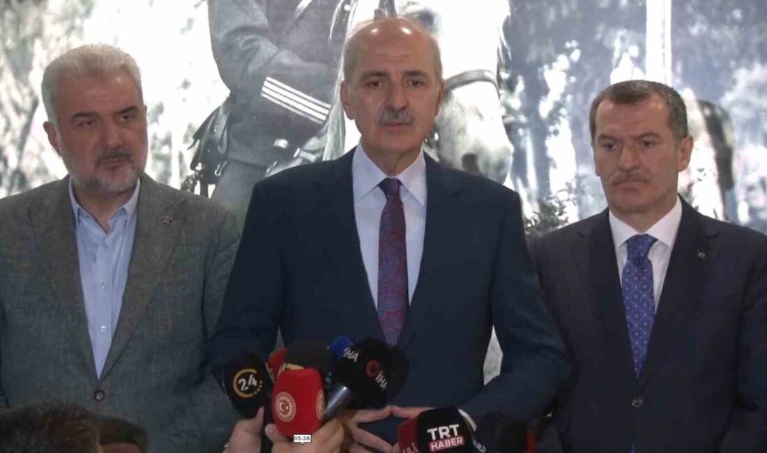 Türkiye Büyük Millet Meclisi (TBMM) Başkanı Numan Kurtulmuş, İsrail’in Filistin’e