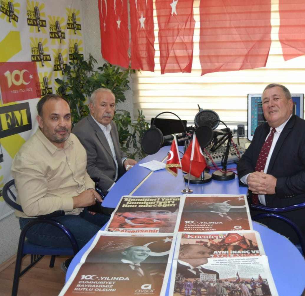 Gün FM’de yayınlanan Basın Odası Cumhuriyetimizin 100’ncü yılı özel yayında
