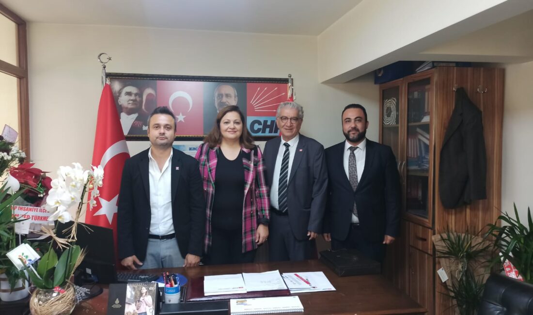 CHP İl Başkanlığı’na seçilen Faruk Duha Erhan’a hayırlı olsun ziyaretinde
