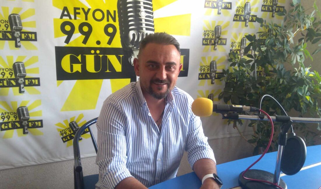 Afyonkarahisar Profesyonel Aşçılar Derneği Başkanı Hamza Kalkan Gün FM’in konuğu