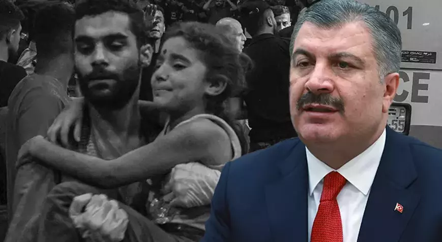 Sağlık Bakanı Koca, sosyal medya hesabından yaptığı açıklamada, “Gazze’de Al-Ahli Arab