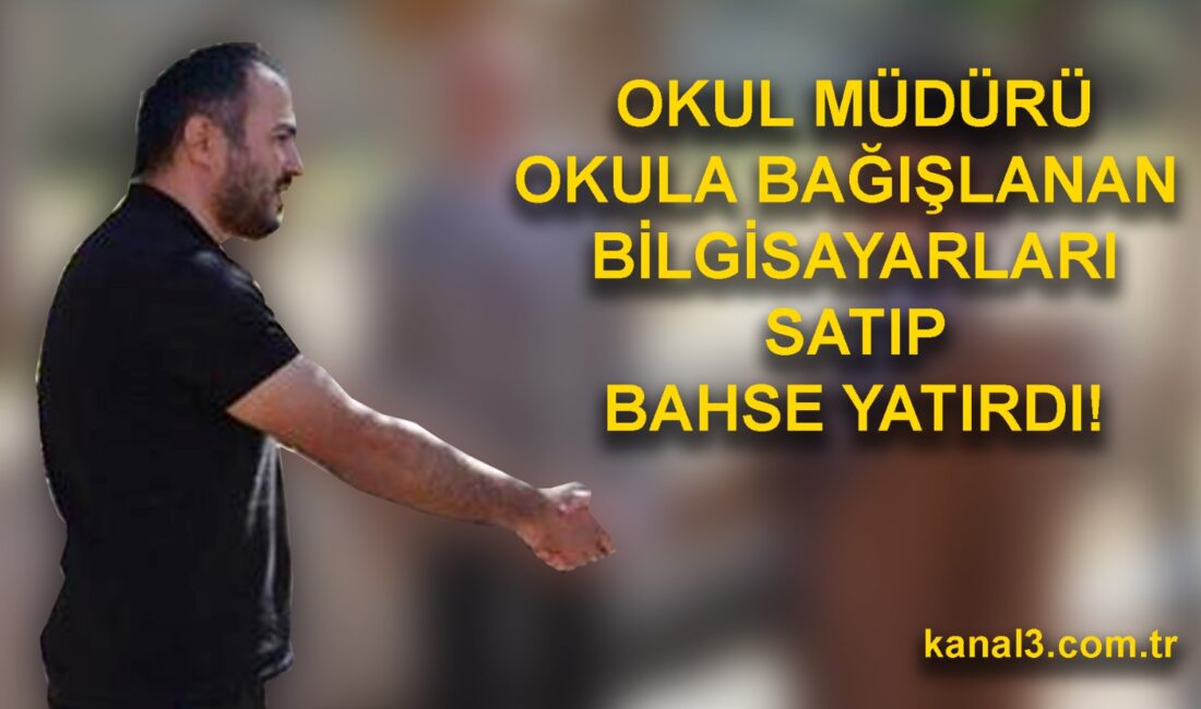 Gurbetçiler tarafından Afyonkarahisar’ın Emirdağ ilçesindeki bir okula bağışlanan 19 dizüstü bilgisayardan