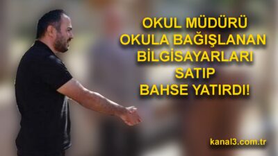 Gurbetçiler tarafından Afyonkarahisar’ın Emirdağ ilçesindeki bir okula bağışlanan 19 dizüstü bilgisayardan