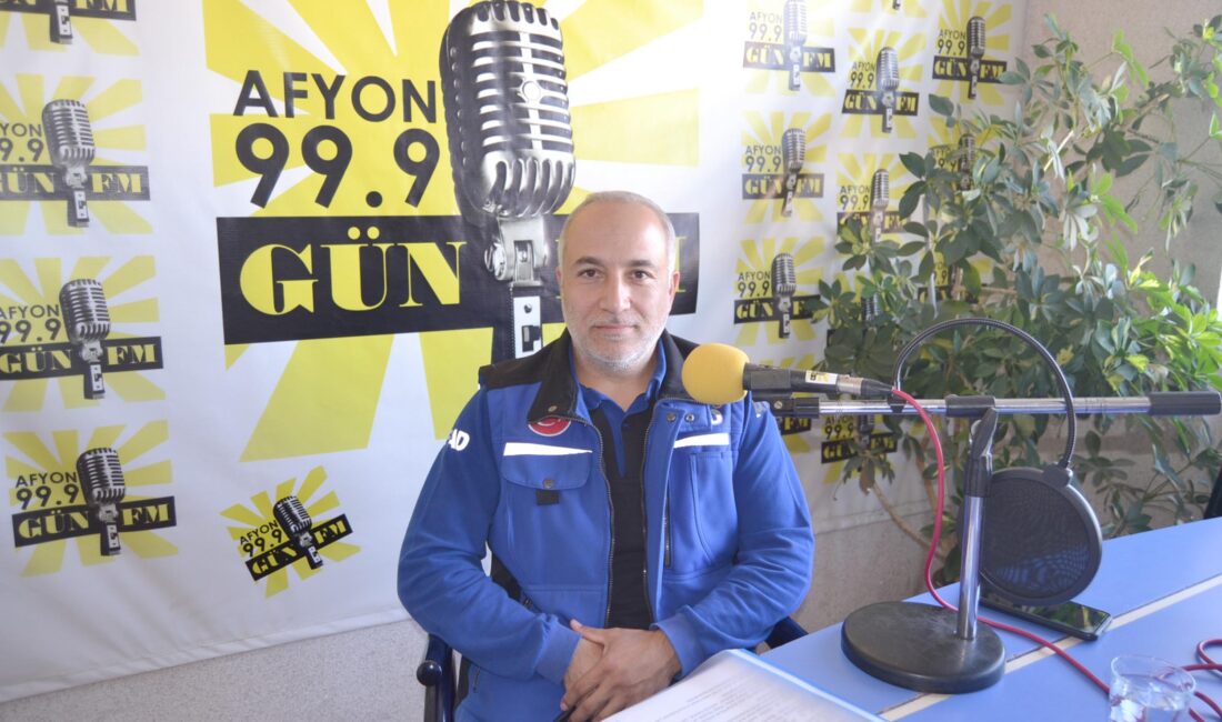 Afyonkarahisar AFAD Müdürlüğü ve Gün FM işbirliğinde süren AFAD Saati