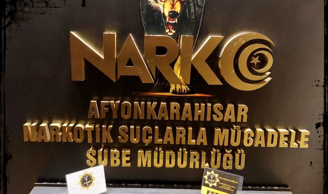 Afyonkarahisar’da tütünün içerisine karıştırılmış esrar ele geçirilirken, olayla ilgili 1