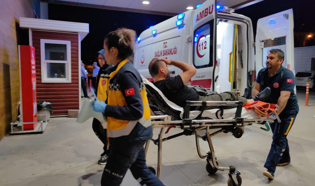 Bursa’nın İnegöl ilçesinde kendisine küfür eden eşine sinirlenen öfkeli kadın