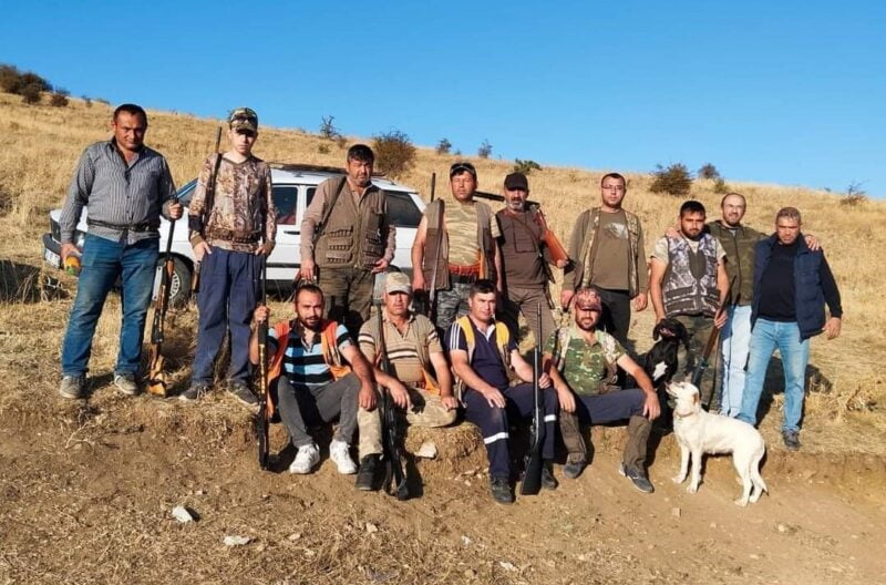 Afyonkarahisar Şuhut Avcılar Kulübü üyeleri dağ av sezonunun açılmasıyla kampa