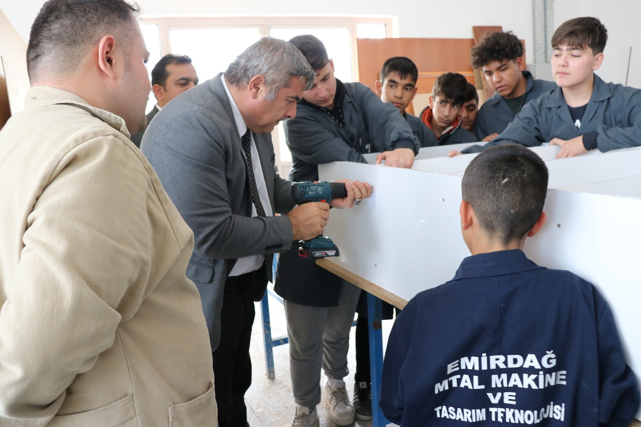 Afyonkarahisar İl Milli Eğitim Müdürü Miraç Sünnetci, Emirdağ Mesleki ve