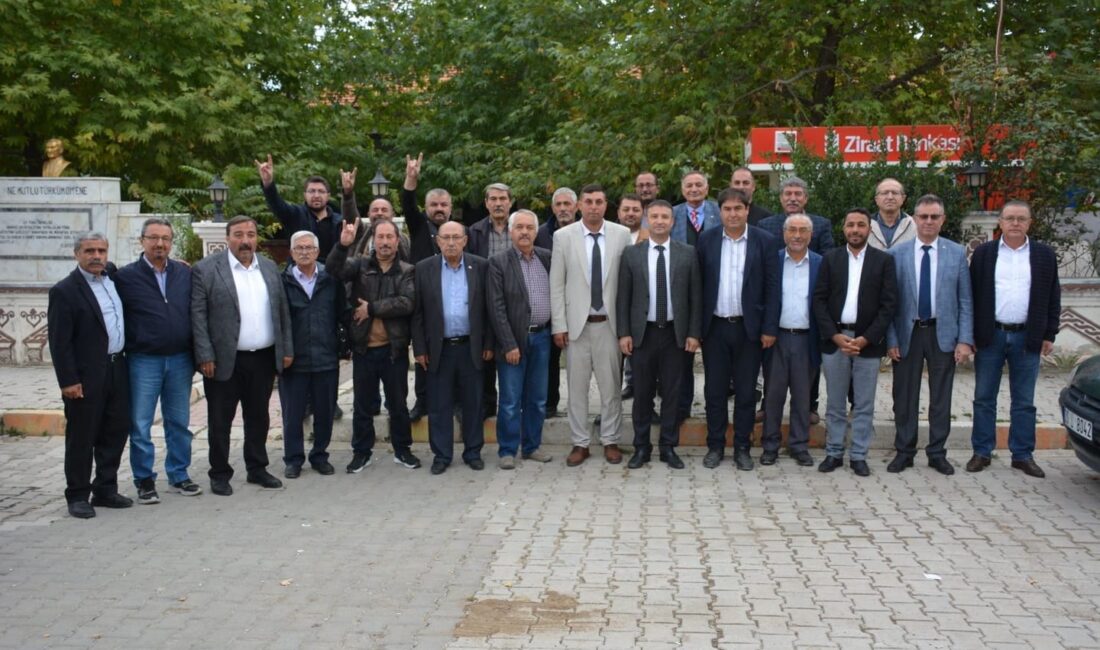 MHP Haydarlı Belde Teşkilatı’nın açılışında konuşan MHP İl Başkanı Ahmet