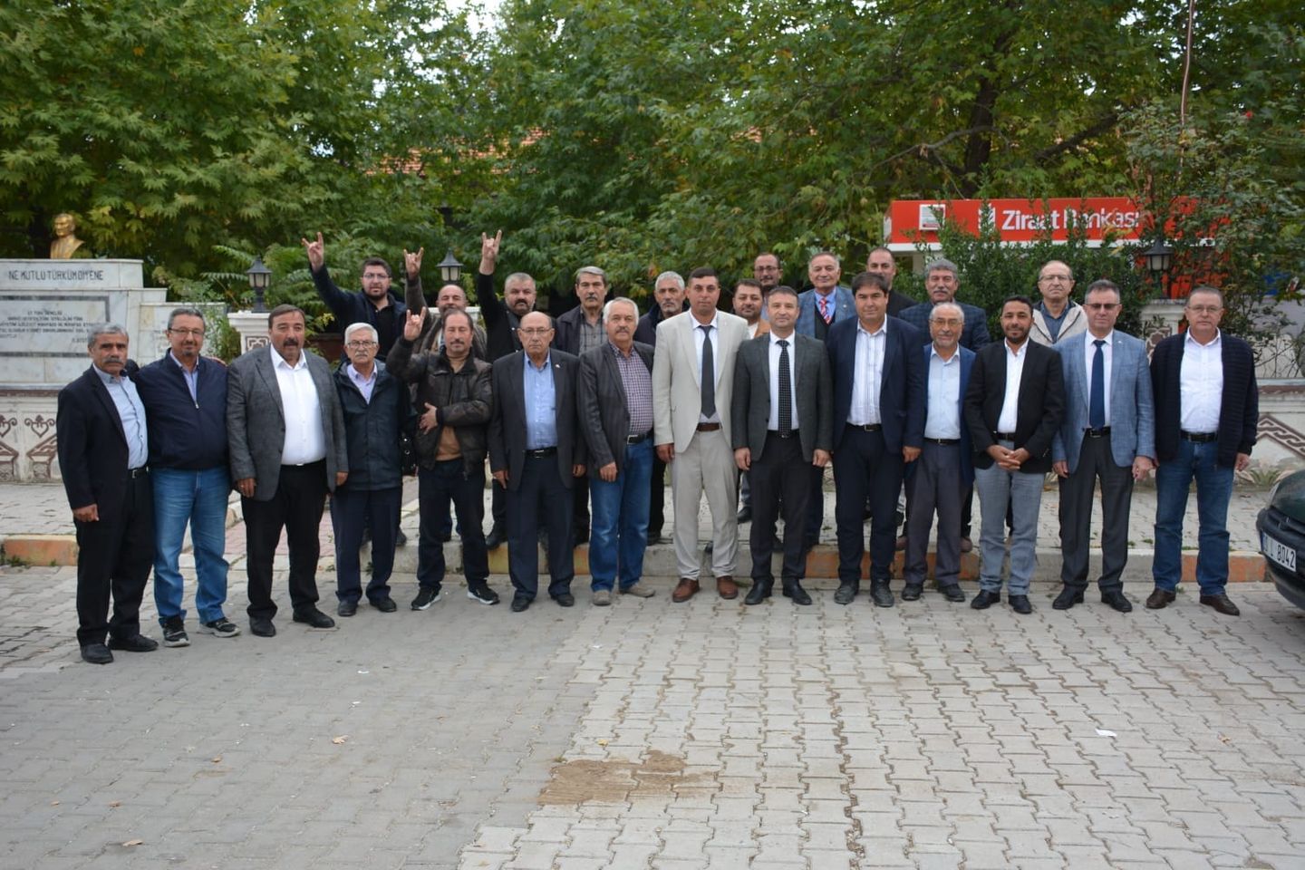 MHP Haydarlı Belde Teşkilatı’nın açılışında konuşan MHP İl Başkanı Ahmet