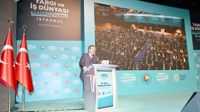 Yargı ve İş Dünyası Sempozyumu’nda konuşan TOBB Başkanı M. Rifat