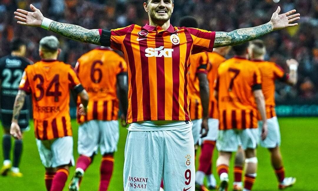 Sarı kırmızılı ekip 30. dakikada 10 kişi kalan Beşiktaşı İcardi’nin