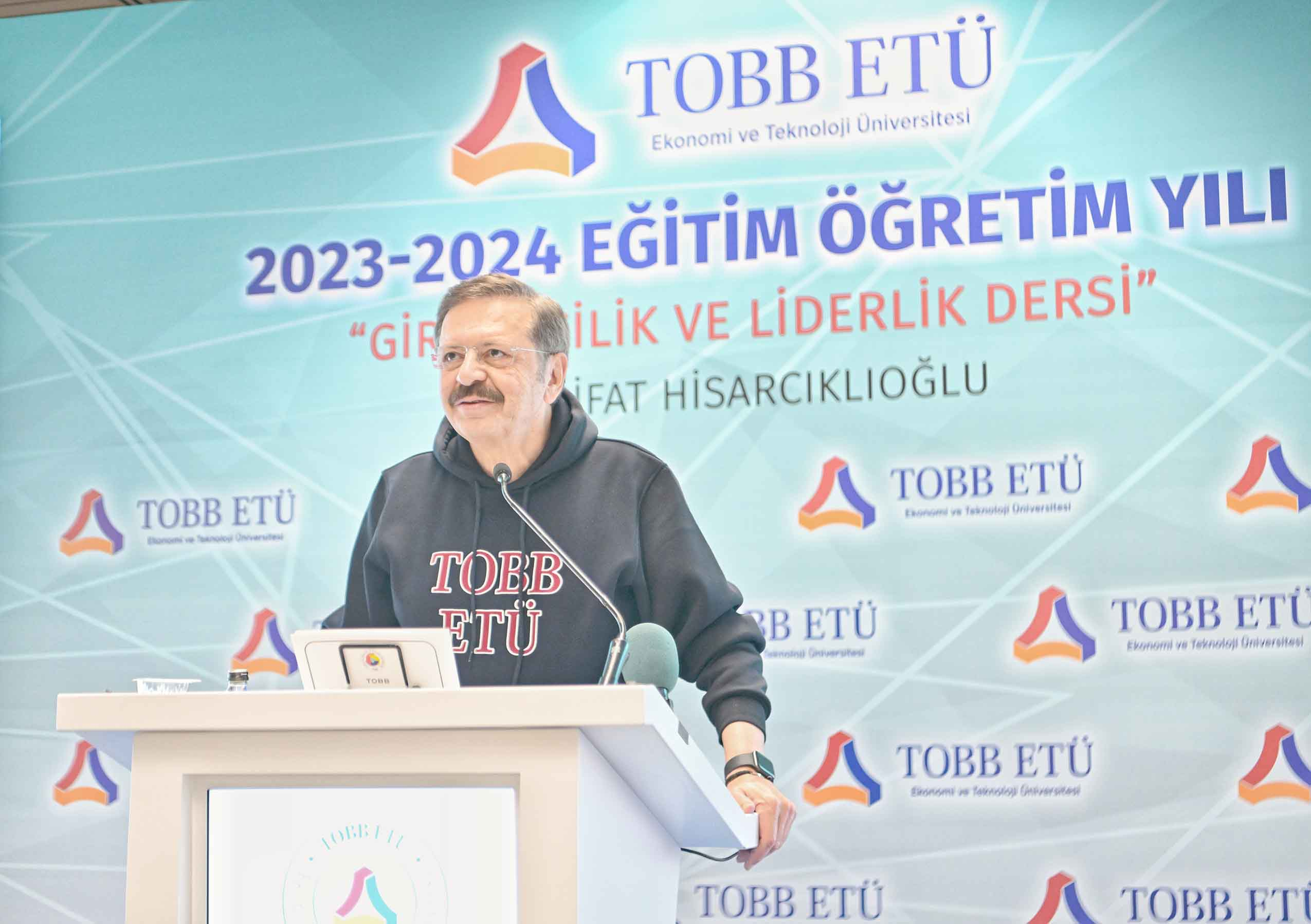TOBB ETÜ 2023-2024 eğitim öğretim yılı açılışında “Girişimcilik ve Liderlik