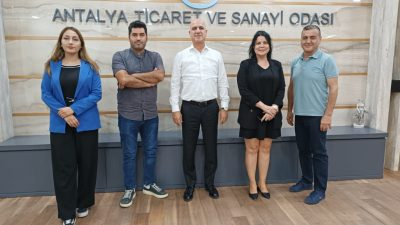 Kanal 3 Heyeti, Antalya TSO Başkanı Ali Bahar’ı ziyaret etti.