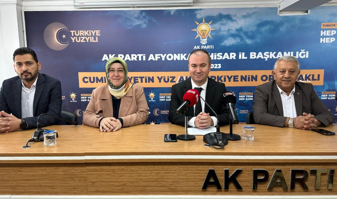 Ak Parti teşkilatı tarafından 81 ilde eş zamanlı basın toplantısı