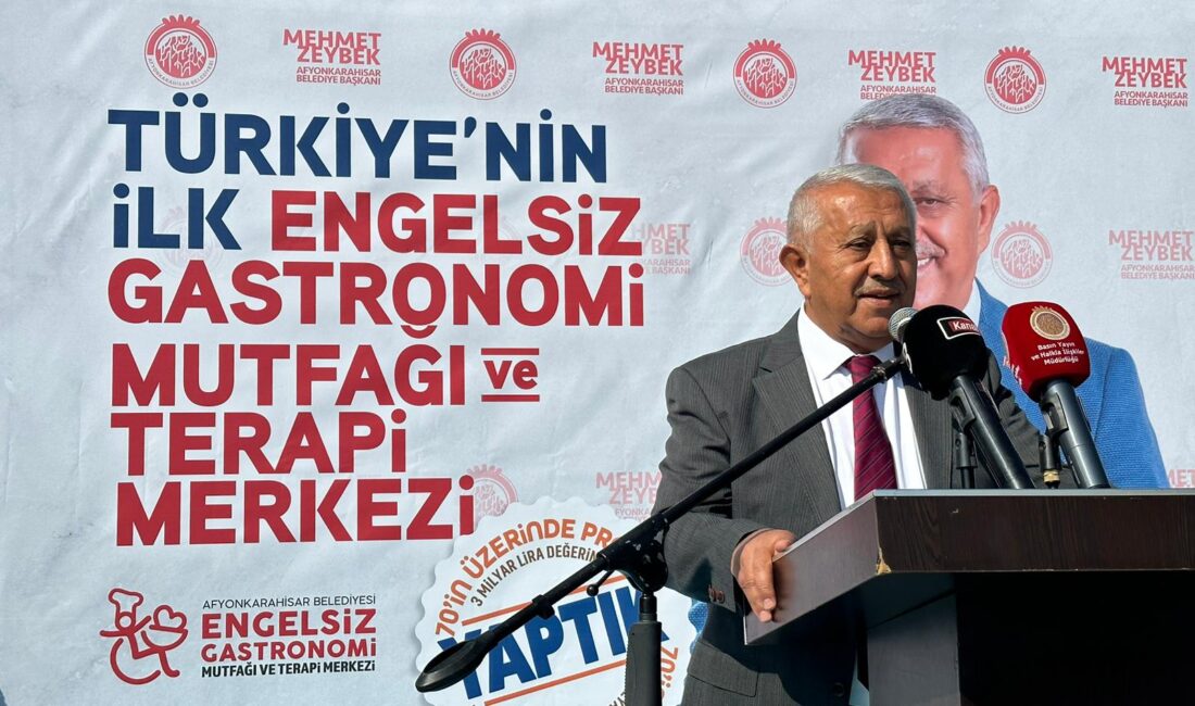 Türkiye’de ilk kez Afyonkarahisar Belediyesi tarafından hizmete alınan “Engelsiz Gastronomi